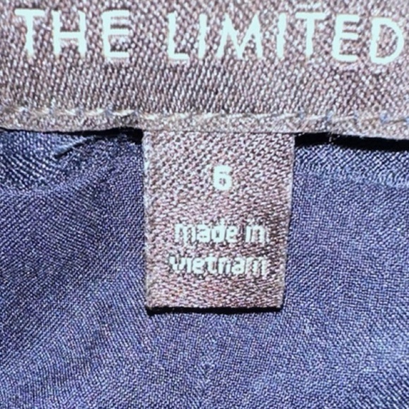 The Limited White and Blue Tie Front Polka Dot Mini Pencil Skirt - Picture 6 of 6